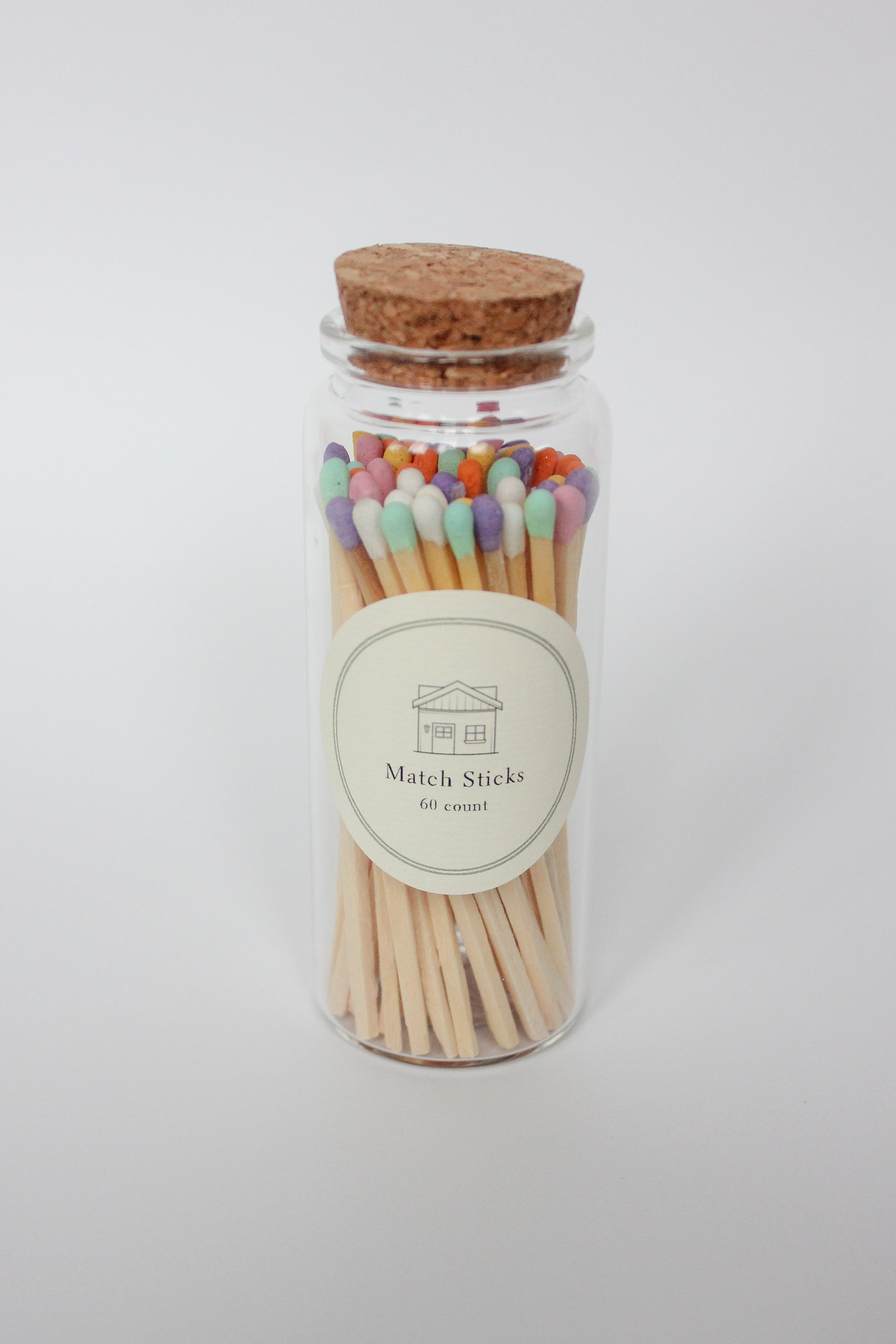 4" Wooden Match Jar